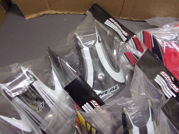 19 Assorted NOS Vintage O'Neal Helmet Parts - Fresh Stock Dated February 2026