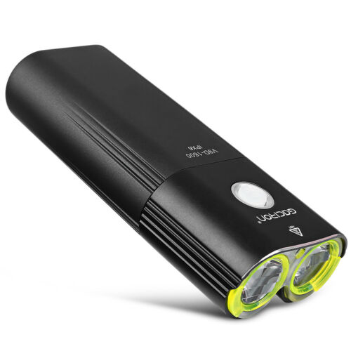 New GACIRON V9D - 1600 USB Rechargeable Bicycle Front Flashlight Remote Switch - Fresh Stock Dated February 2026