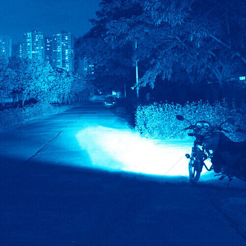 For Kawasaki Ninja ZX1100 ZX1200 2X LED Headlights Bulbs Lamp 8000K Ice Blue YTL - Fresh Stock Dated February 2026