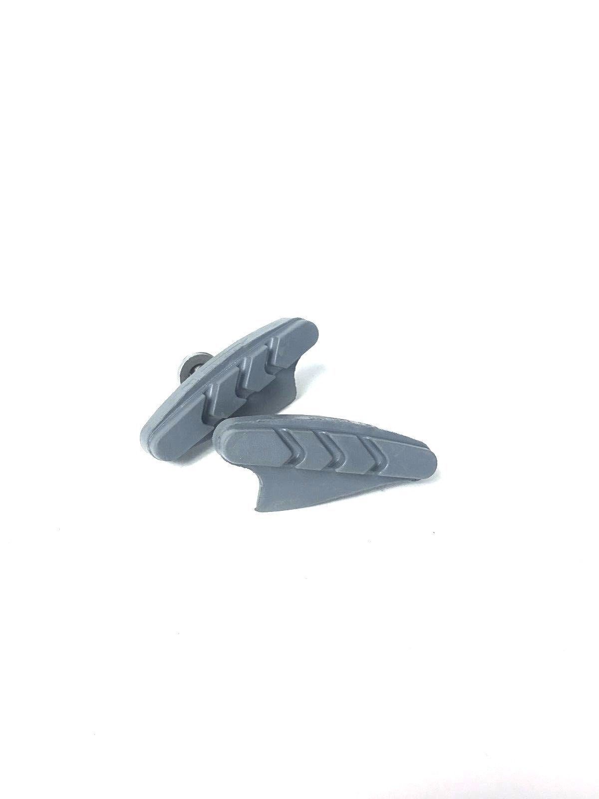 Bicycle Caliper Brake Shoes Pads 53mm Adjustable Threaded - Black or Gray Grey - Fresh Stock Dated February 2026