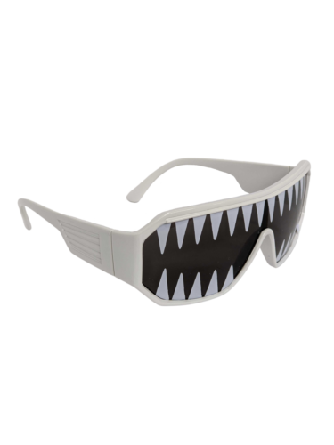 Macho Wrestler Mini Shark Teeth Shield Sunglasses Randy Savage Costume Wrestler - Fresh Stock Dated February 2026