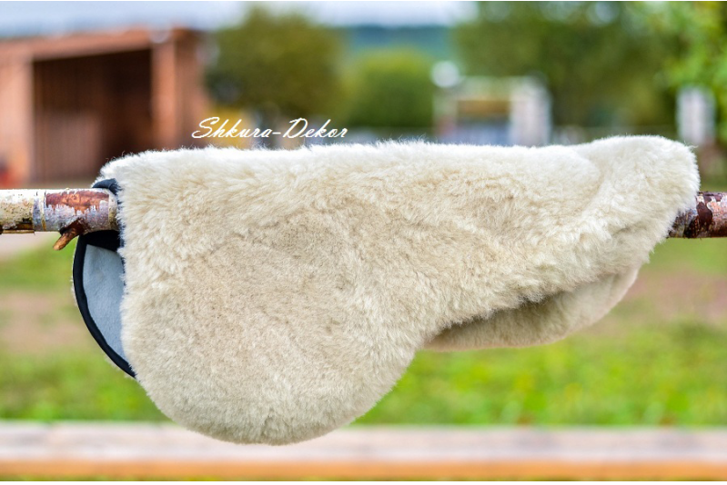 Saddle Cover | 100% Genuine Siberian Sheepskin | Universal Size - Fresh Stock Dated December 2025