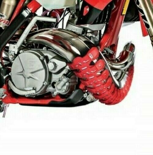 Polisport Armadillo Universal 2 Stroke Pipe Guard Red Exhaust Protector Yz Ktm - Fresh Stock Dated February 2026