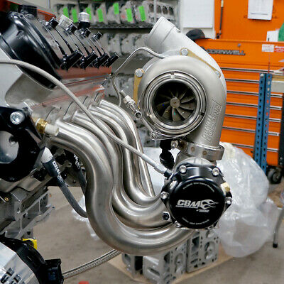 CBM-EXFUNVBAND CBM MOTORSPORTS STAINLESS STEEL LS UP-SWEPT STYLE TURBO HEADERS - Fresh Stock Dated February 2026