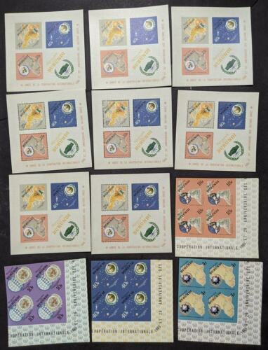 EDW1949SELL : BURUNDI 1965 Sc #134-40 Cplt set in Blk of 4 & 4 S/S Perf & Imperf - Fresh Stock Dated December 2025