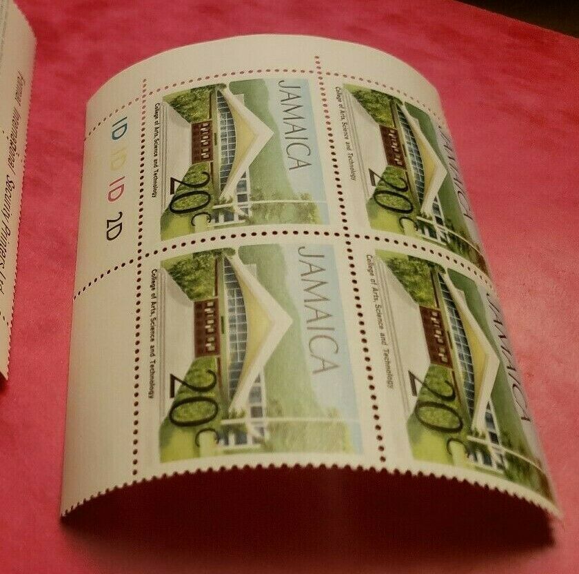 Scott # 353 - 1972  20 Cent Jamaica College BLOCK OF 4  Mint Never Hinged MNH - Fresh Stock Dated December 2025