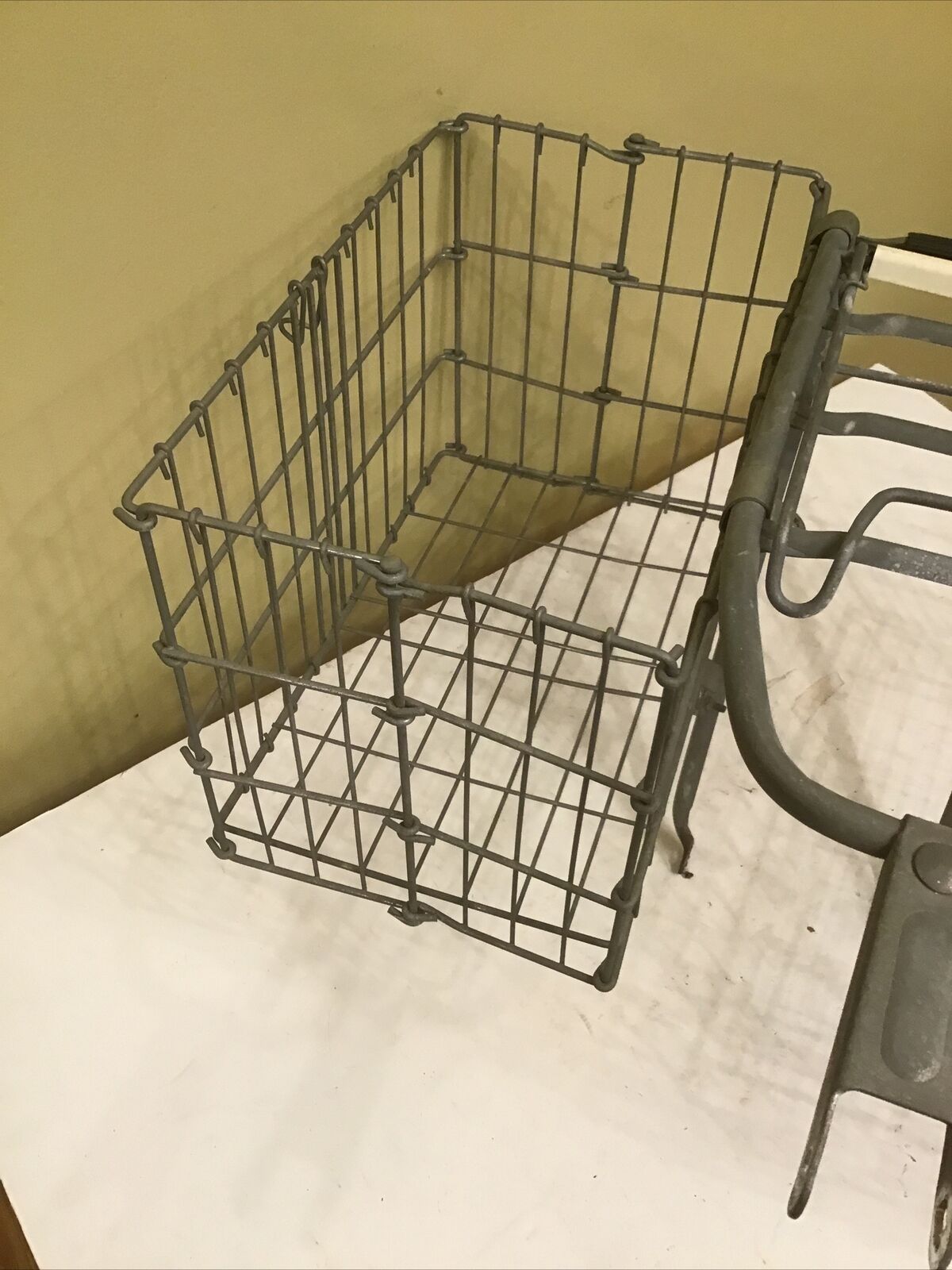 Vintage D.C.M.  Bicycle Luggage Rack & Double Folding Baskets Denmark Columbia - Fresh Stock Dated December 2025