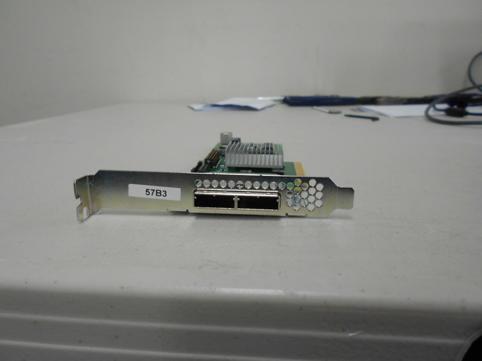 IBM 46K5840 PCI-E 2-PORT SAS-300 ADAPTER CARD (CCIN 57B3) (LOT OF 10) - Fresh Stock Dated February 2026