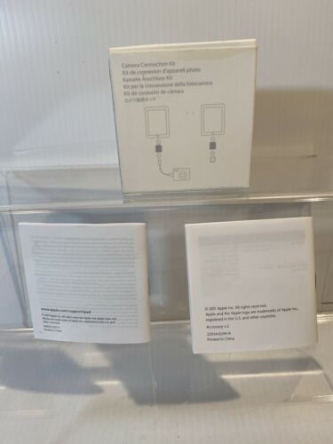 Genuine Apple iPad Camera Connection Kit: MC531ZM/A - only used a couple times - Fresh Stock Dated February 2026