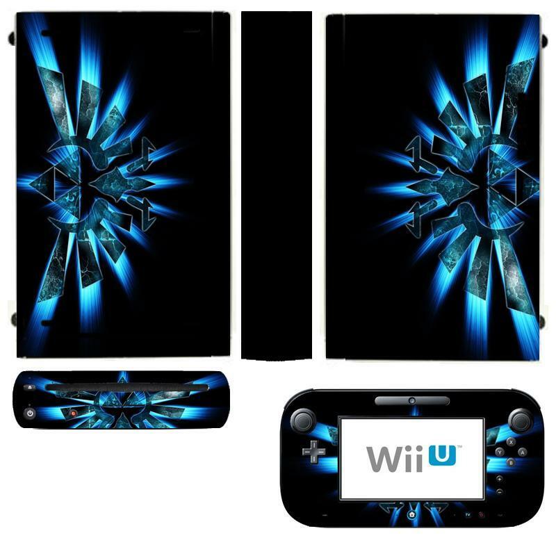 Zelda Skin Sticker Cover for Nintendo Wii U Console & Controller skins - Fresh Stock Dated December 2025