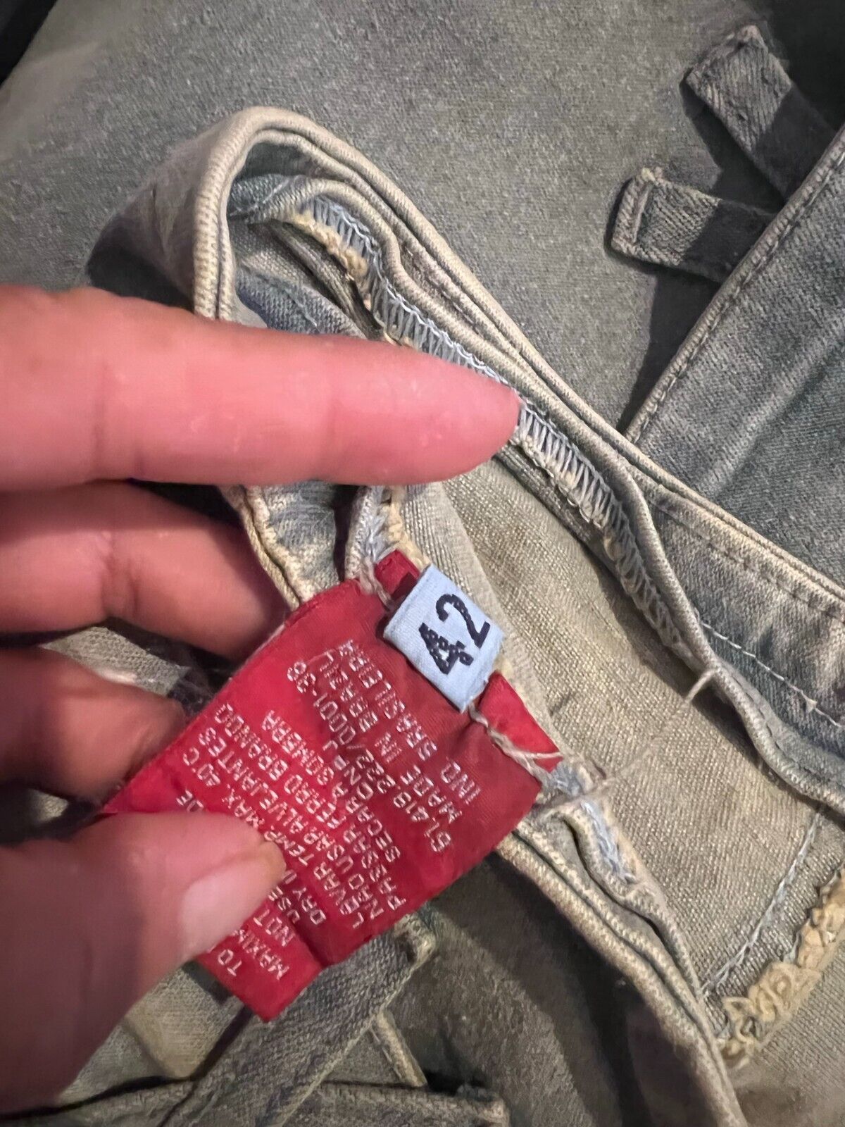 Y2K 2000'S MIX DESIGN ASYMMETRICAL BELTED DENIM MINI SKIRT SIZE 42/ 6 US - Fresh Stock Dated March 2026