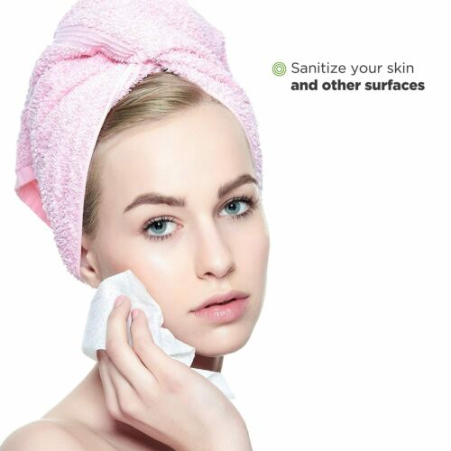 Care Touch Alcohol-Free Hand Sanitizing Wipes – 100 Individually Wrapped Wipes - Fresh Stock Dated February 2026