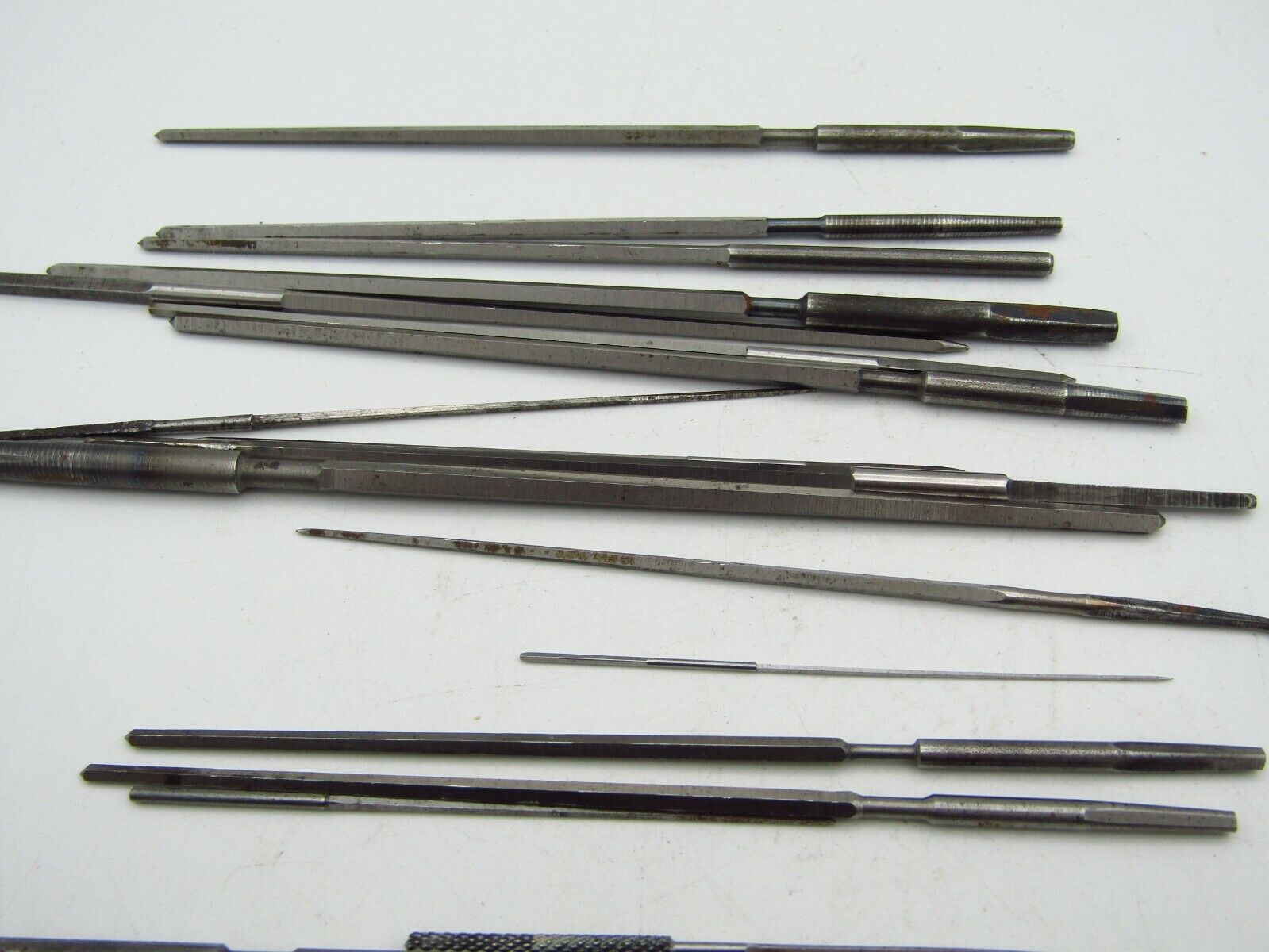 20pc LOT OF WATCH CUTTING BROACHES GROBET & OTHERS IN CASE WATCHMAKER TOOLS w1 - Fresh Stock Dated December 2025