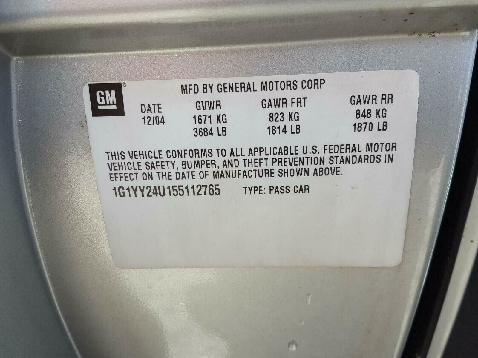 145K MILE CORVETTE Manual MT Transmission opt MM6 05 OEM FreeShip Warranty - Fresh Stock Dated February 2026