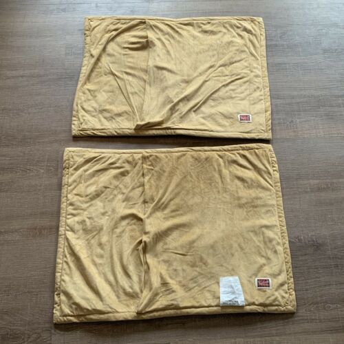 Woolrich Kids Big Bear Campground PAIR Pillow Shams Red Plaid Standard - Fresh Stock Dated December 2025