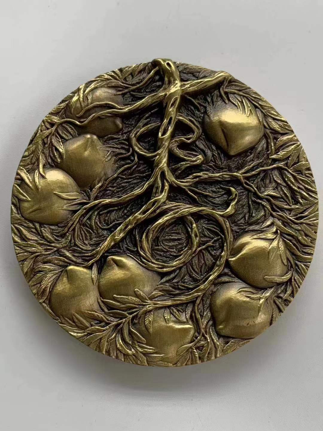 2012 China 80mm Brass Medal - the God of Longevity - Fresh Stock Dated February 2026