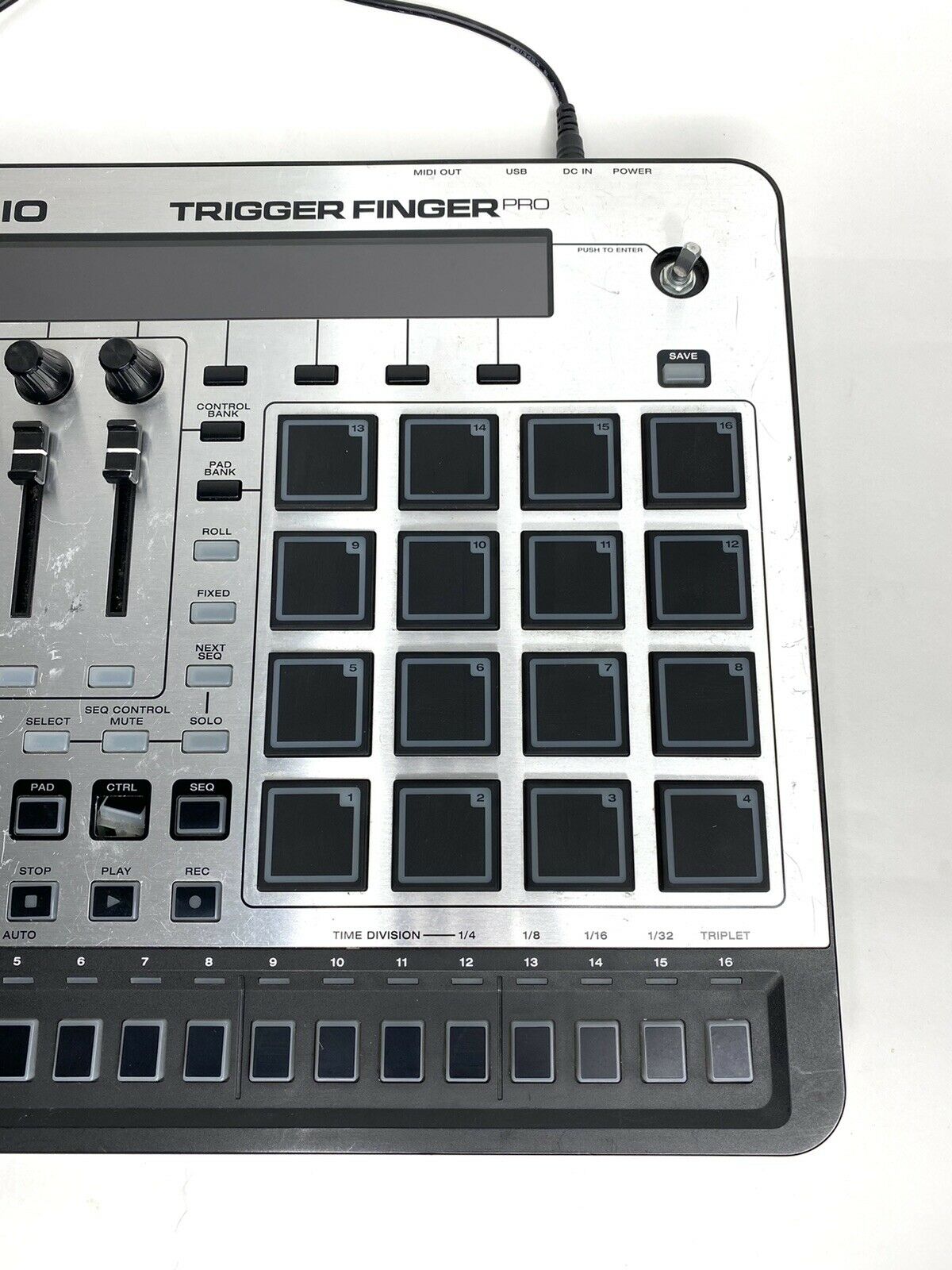 M-Audio Trigger Finger Pro Pad Controller (Missing Knob - SEE ALL PICTURES) - Fresh Stock Dated February 2026