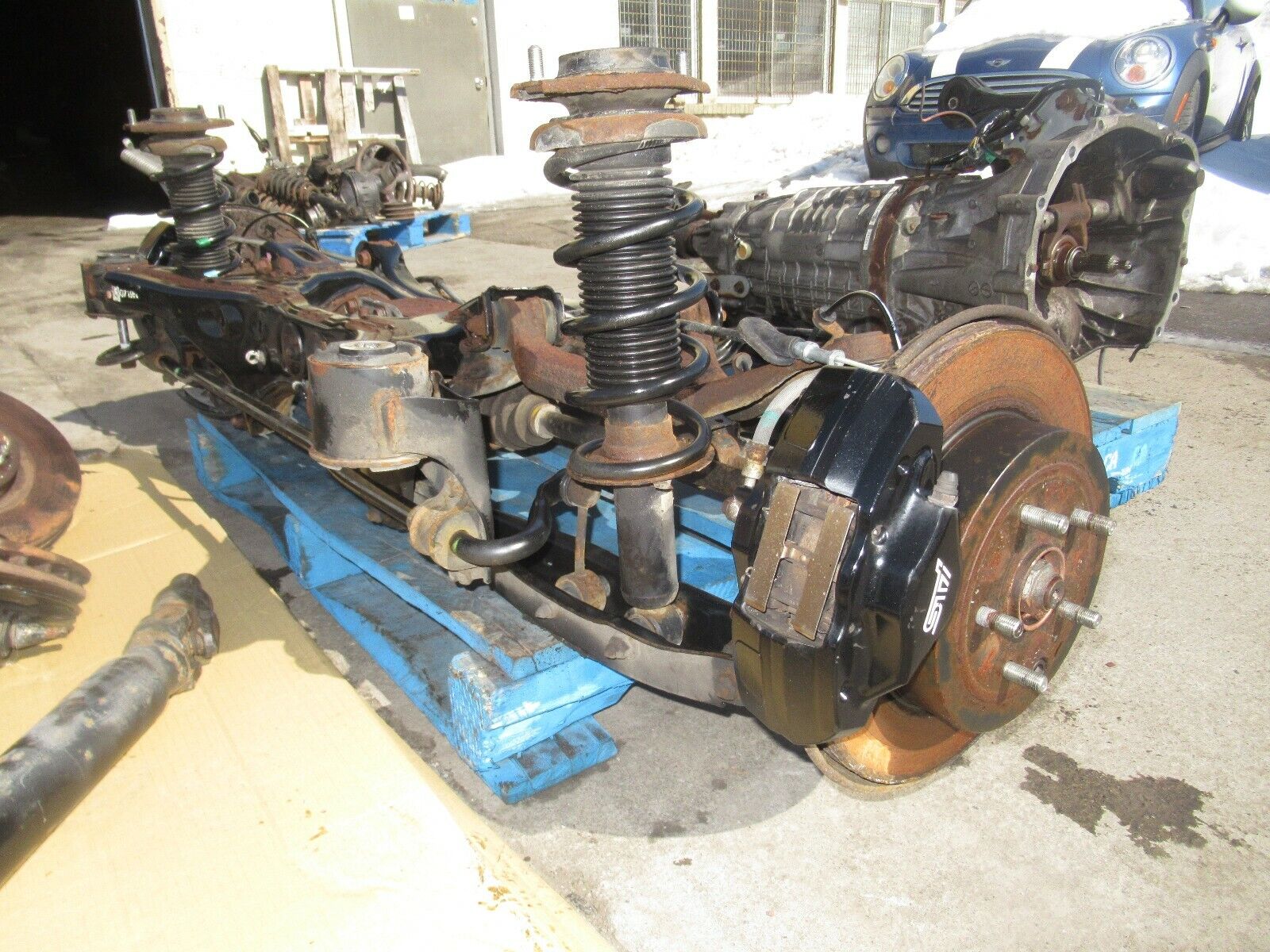 2011 WRX STi 6 Speed Transmission R180 Differential Brembo TY856UW1MA EJ257 GV8 - Fresh Stock Dated February 2026