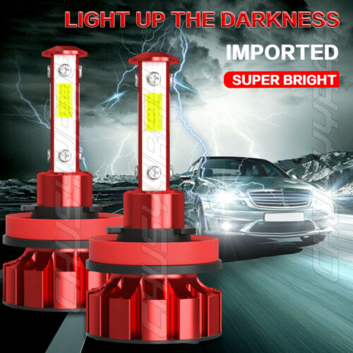 H7 H9 For Suzuki Hayabusa 2008-2009 2011-2018 LED Headlight 6000K White 4x Bulbs - Fresh Stock Dated February 2026