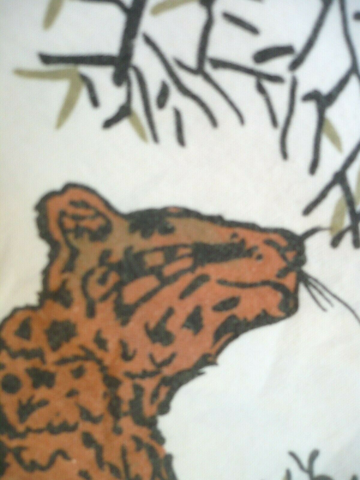 VTG 80S S M WARM FALL LEOPARD PALM RIBBED FLARE ELASTIC WAIST SOFT SKIRT WOMEN - Fresh Stock Dated February 2026