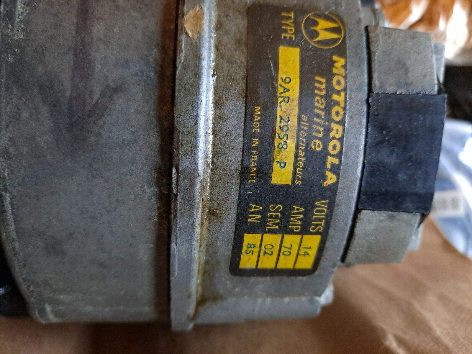 Mercury Marine alternator 08171192 - Fresh Stock Dated February 2026