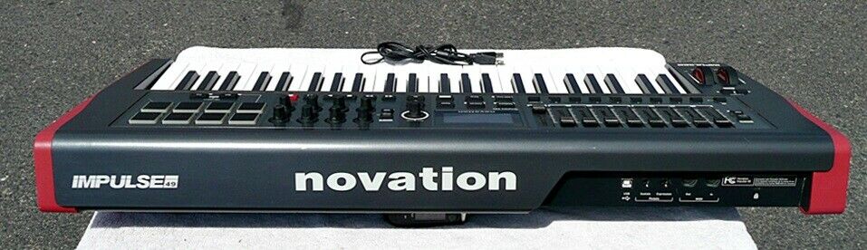 Nemko Novation Impulse 49 Key Keyboard MIDI Controller -Works Great - Excel Cond - Fresh Stock Dated February 2026