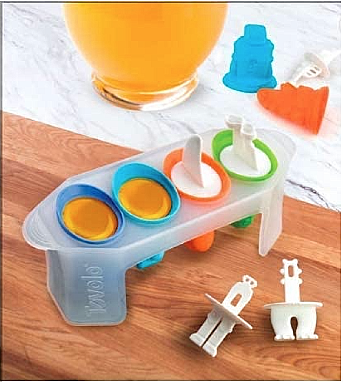 Tovolo Pop Mold Sleeves & Tray 2pk MONSTERS Silicone- 4 Sleeves,4 Handles,1 Tray - Fresh Stock Dated February 2026