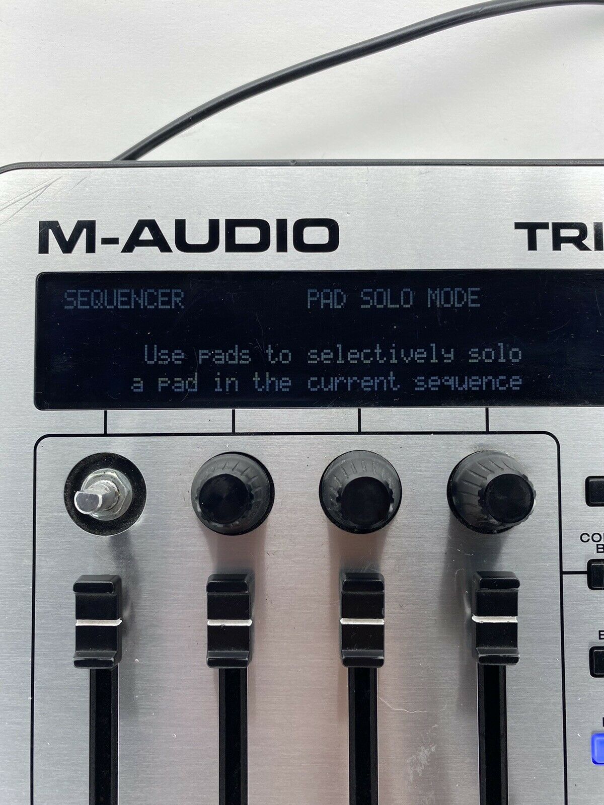 M-Audio Trigger Finger Pro Pad Controller (Missing Knob - SEE ALL PICTURES) - Fresh Stock Dated February 2026