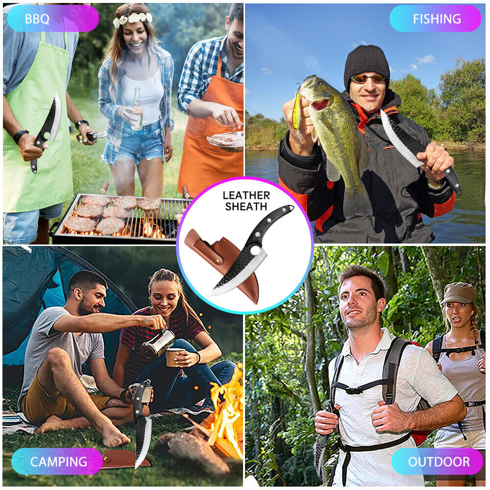 Japanese Kitchen Knife Forged Butcher Viking Boning Knife Premium grade material - Fresh Stock Dated February 2026