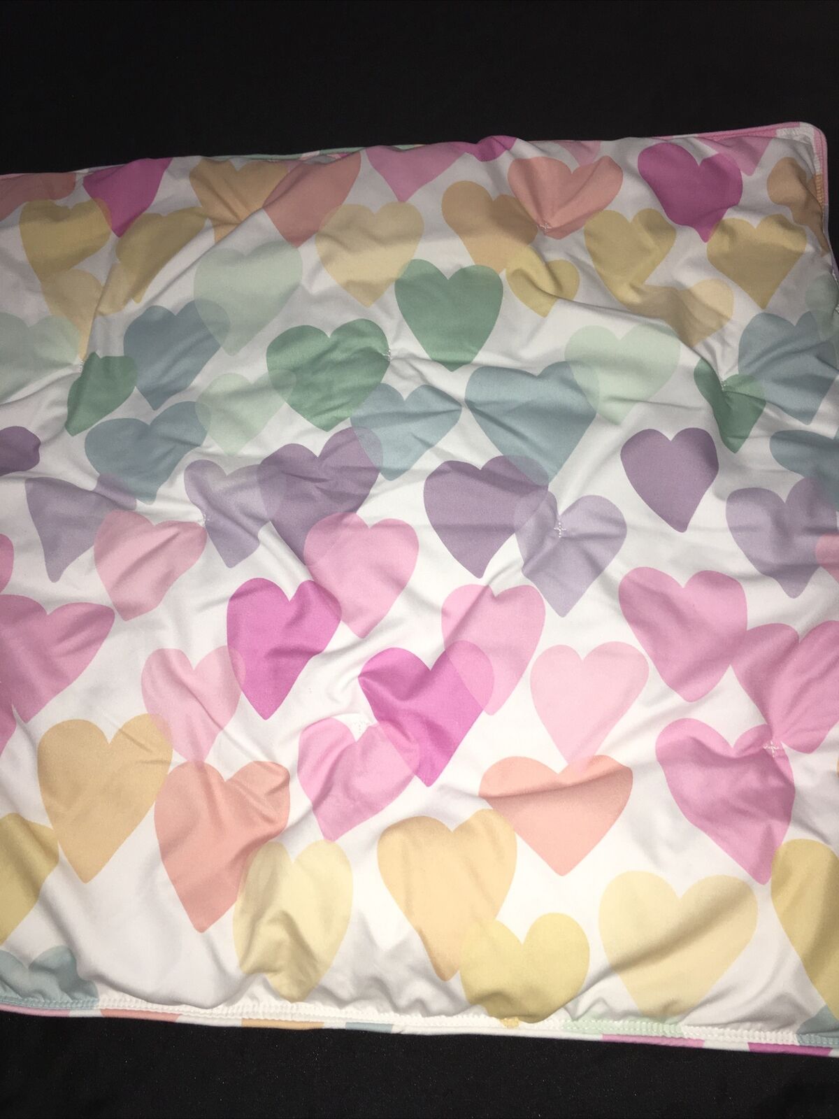 Pottery Barn Kids Evie Heart Dream Puff Euro Pillow Sham 26