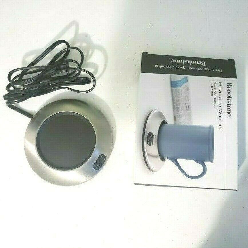 Brookstone Beverage Warmer (K72AS) for Coffee/Tea/Chocolate - 2 temps - Fresh Stock Dated December 2025