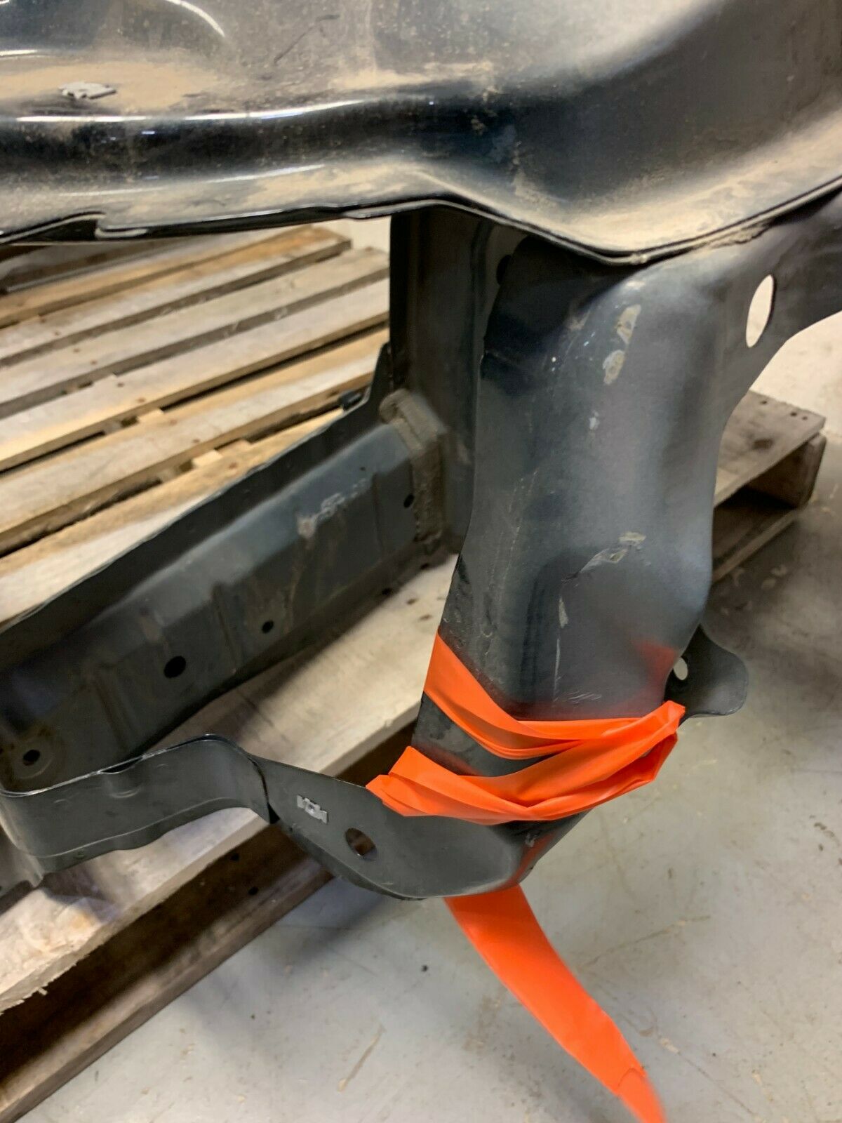 2012 CAMARO SS OEM FRONT RADIATOR CORE SUPPORT FRAME RAIL CUT - Fresh Stock Dated December 2025