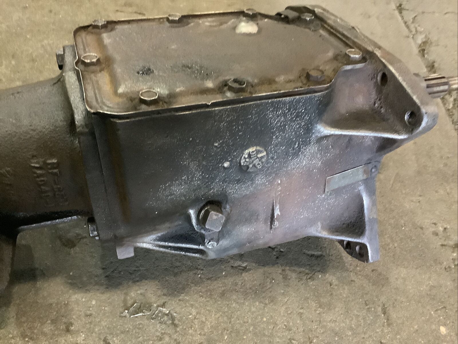 1965-1972 FORD TRUCK F-SERIES COMPLETE 3 SPEED TOPLOADER TRANSMISSION W/ YOKE - Fresh Stock Dated February 2026