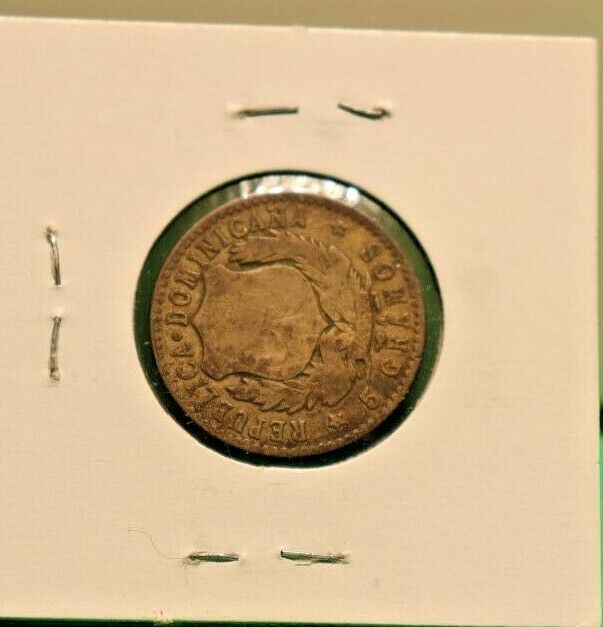 1897 Dominican Republic 20 Centavos KM-14 - Fresh Stock Dated February 2026