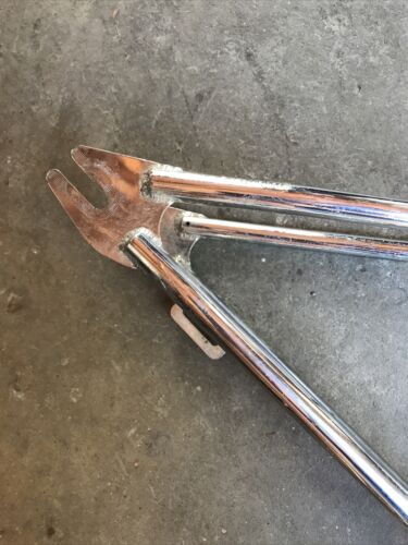 Vintage 1980s REDLINE  BMX Frame Chrome - Fresh Stock Dated December 2025
