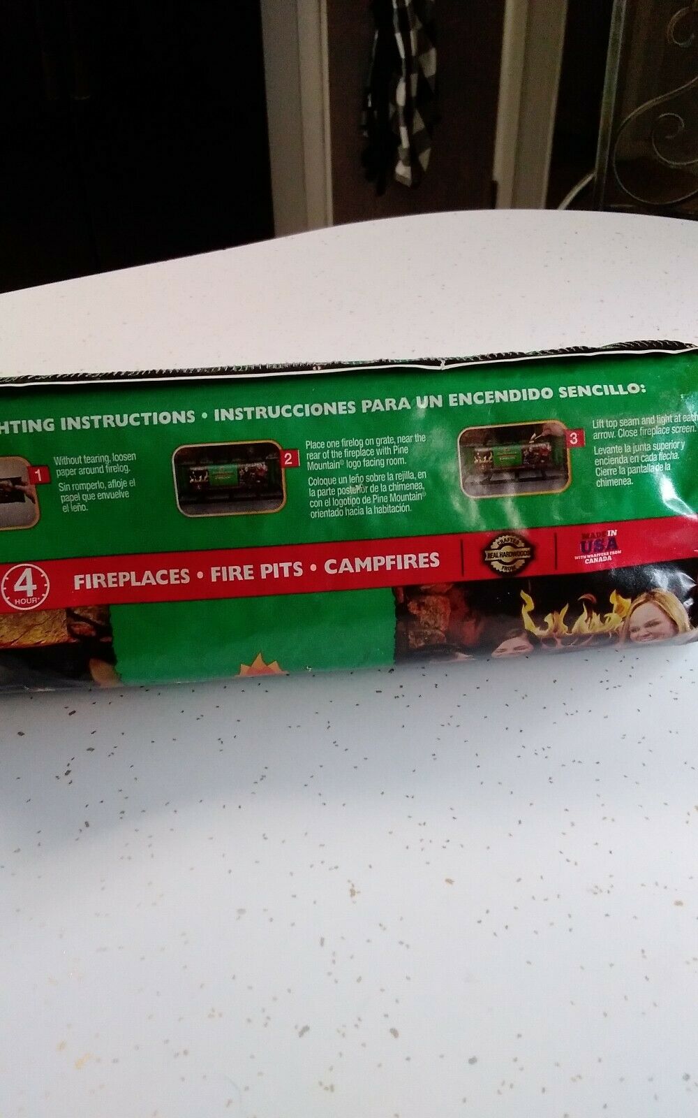 Pine Mountain Traditional Firelog 4-Hour Burn Time Fireplace Campfire New - Fresh Stock Dated December 2025