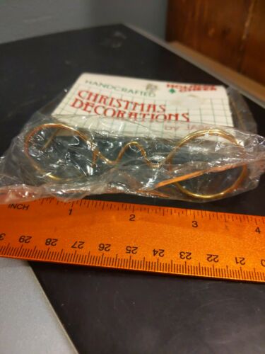 Round Eye Glasses Santa & Mrs Claus OLD Fashioned Spectacles for doll - Fresh Stock Dated December 2025