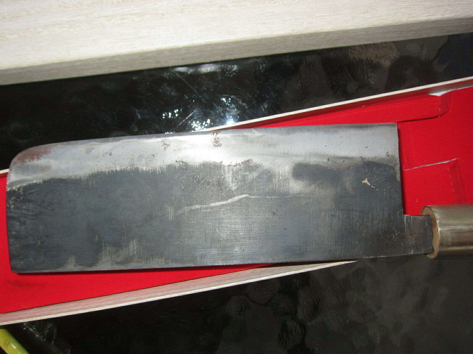 Japanese Inscription Kitchen Chef Knife MINAMOTO 7“ 源昭忠 薄刃 - Fresh Stock Dated December 2025