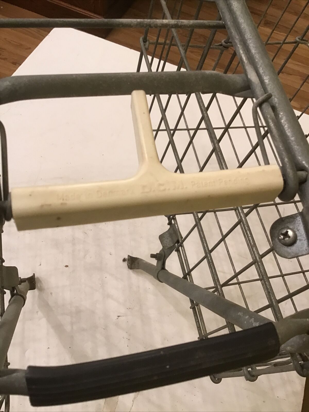 Vintage D.C.M.  Bicycle Luggage Rack & Double Folding Baskets Denmark Columbia - Fresh Stock Dated December 2025