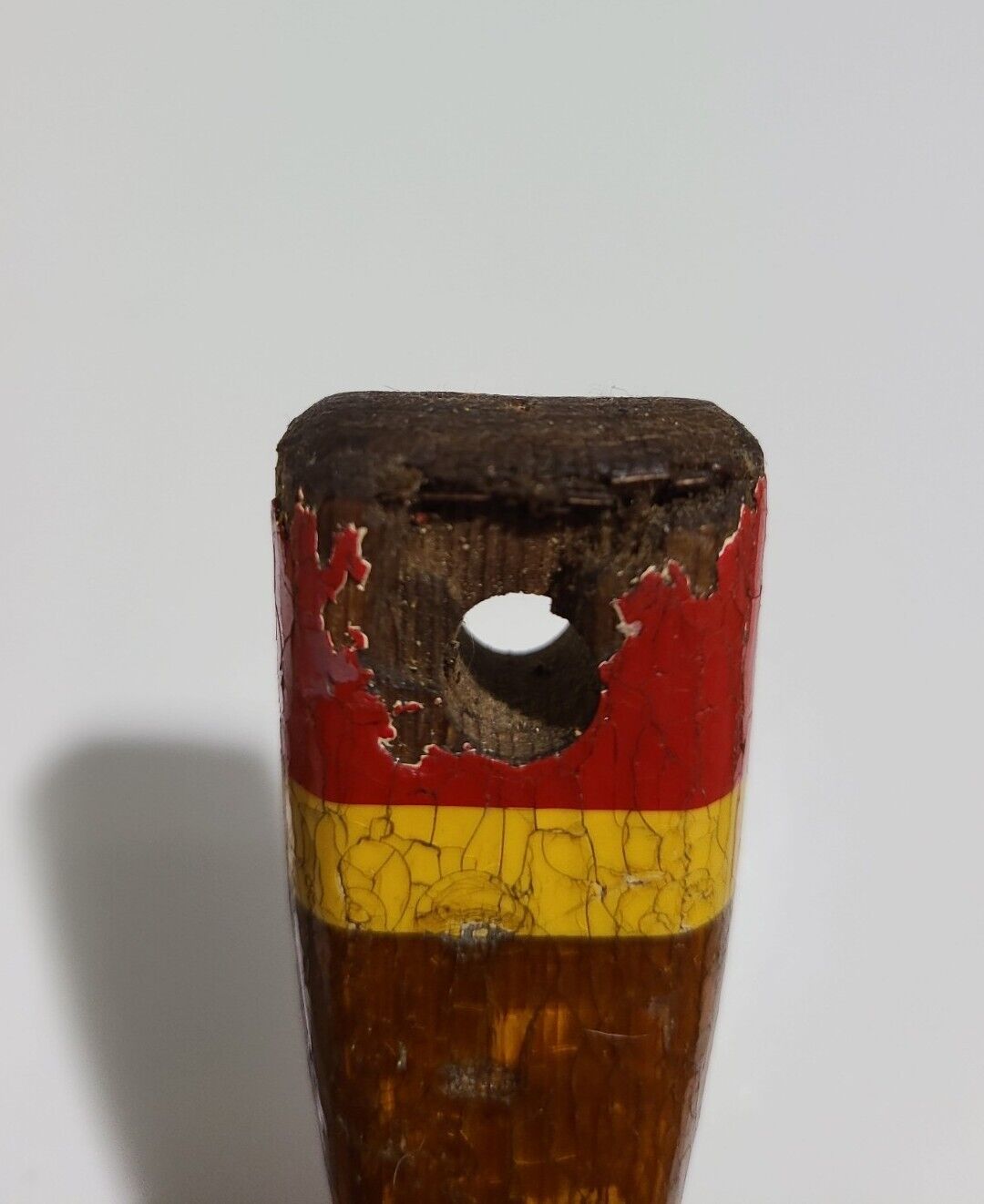 Vintage Red Devil Wood Handled Scraper / Putty Knife- 1.5 Inch Curved Blade - Fresh Stock Dated February 2026