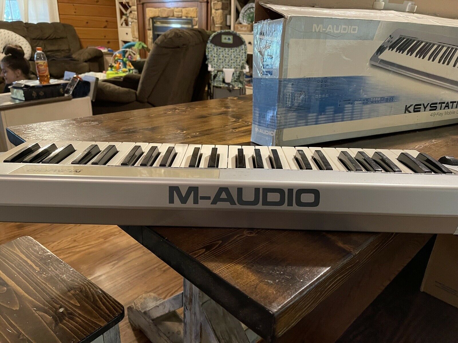 M-Audio Keystation 49e Midi Keyboard  - Tested! WORKS - Fresh Stock Dated February 2026