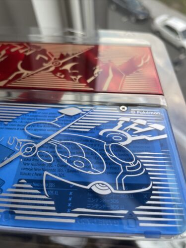 Nintendo New 3DS Cover Plates No. 040 Pokemon Ruby Sapphire Groudon Kyogr - Fresh Stock Dated December 2025
