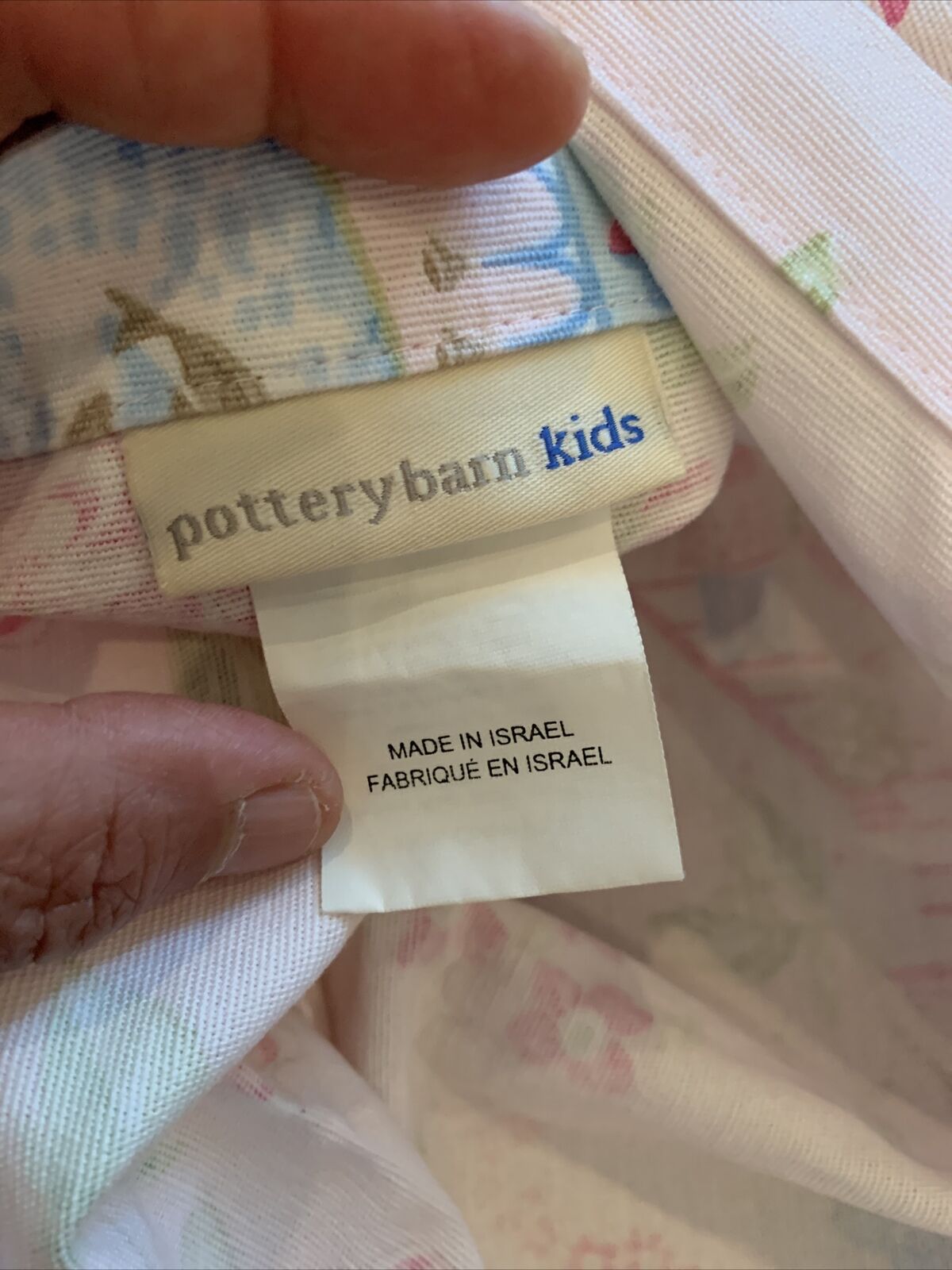 Pottery Barn Kids Cherry Blossom Asian Toile Garden Euro  Pillow Shams 2 - Fresh Stock Dated December 2025