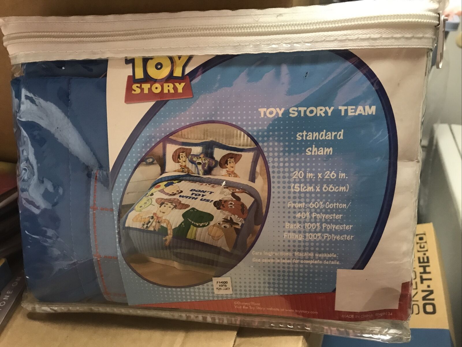 Woody from Toy Story Standard Sham Pillow cover - Fresh Stock Dated February 2026