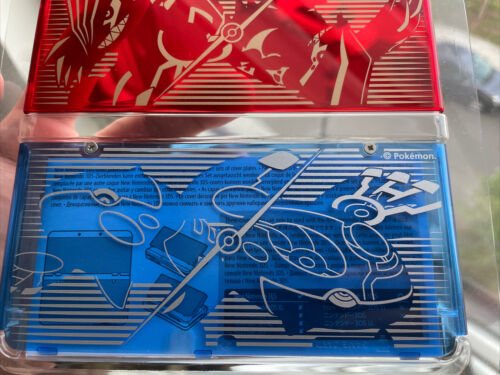 Nintendo New 3DS Cover Plates No. 040 Pokemon Ruby Sapphire Groudon Kyogr - Fresh Stock Dated December 2025