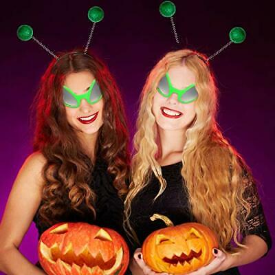 6 Pack Alien Costume Accessories Includes Cool Alien Sunglasses Antenna Head ... - Fresh Stock Dated February 2026