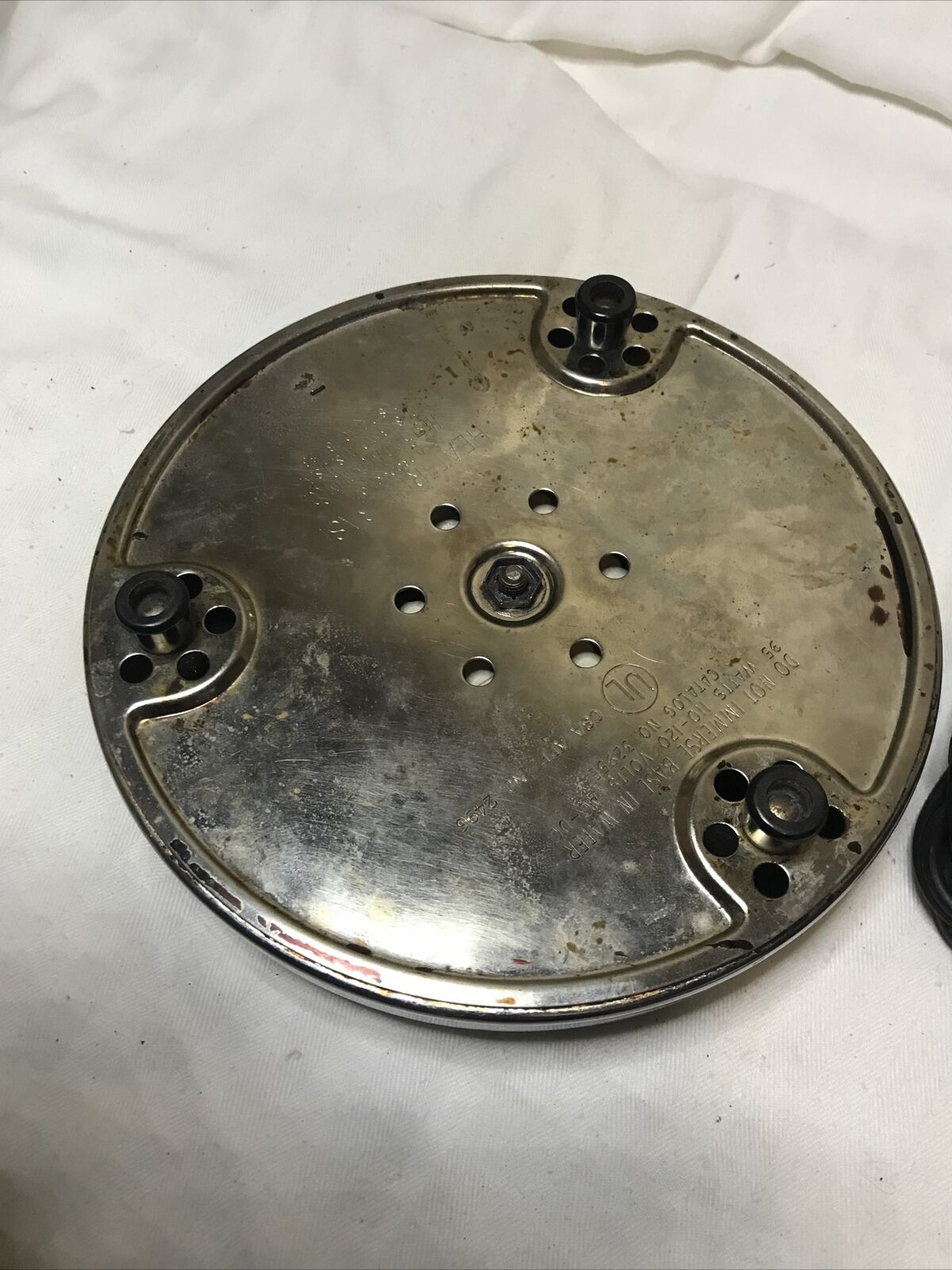 Vintage WEST BEND Aluminum Co Heat-Rite Electric Hot Plate Base w Cord  3295E - Fresh Stock Dated February 2026