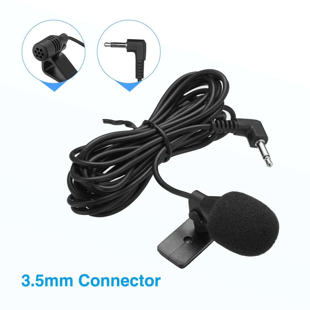 Car Radio Stereo GPS 3.5mm Microphone DVD Bluetooth Enabled Audio External Mic - Fresh Stock Dated February 2026