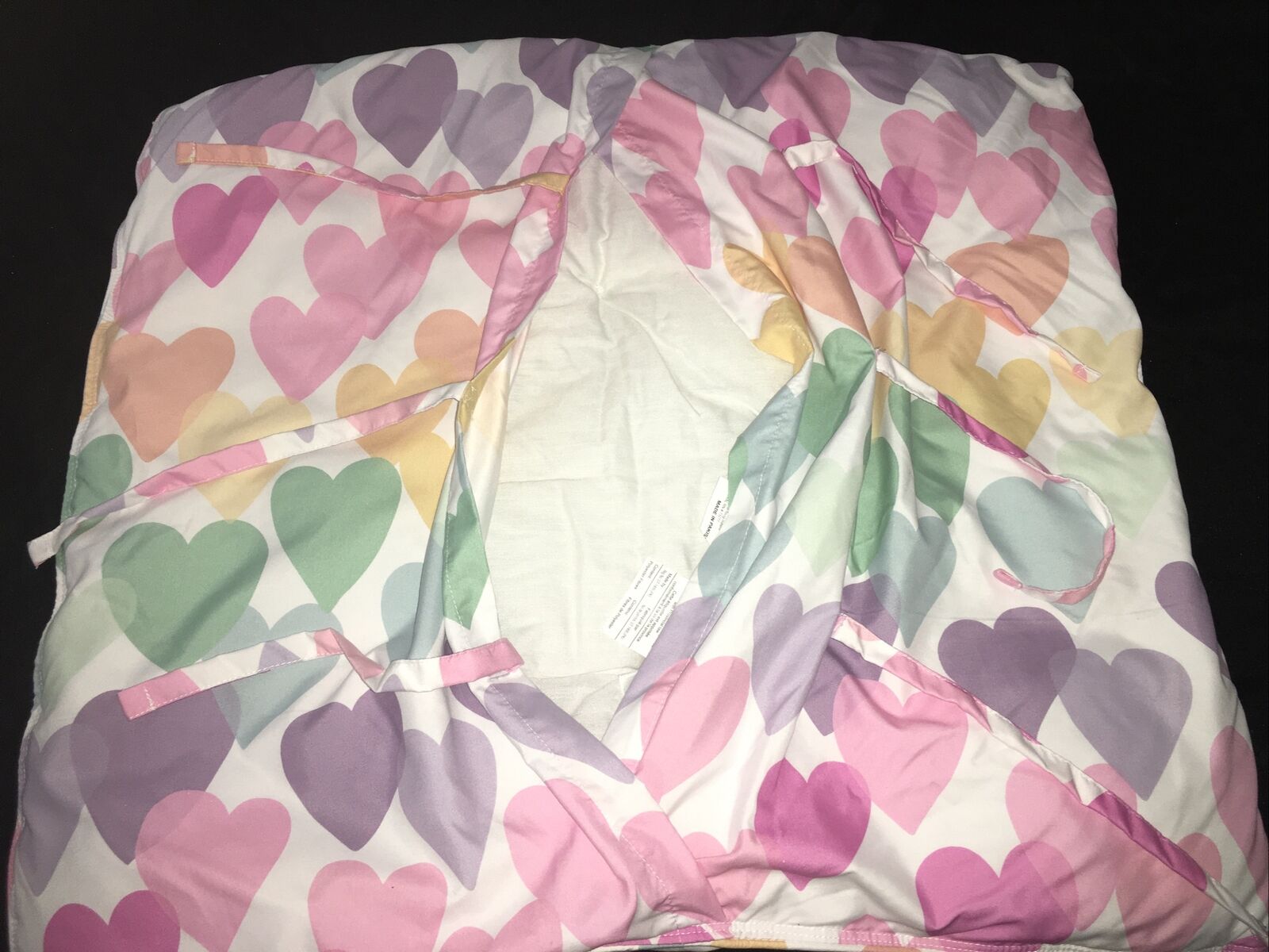 Pottery Barn Kids Evie Heart Dream Puff Euro Pillow Sham 26