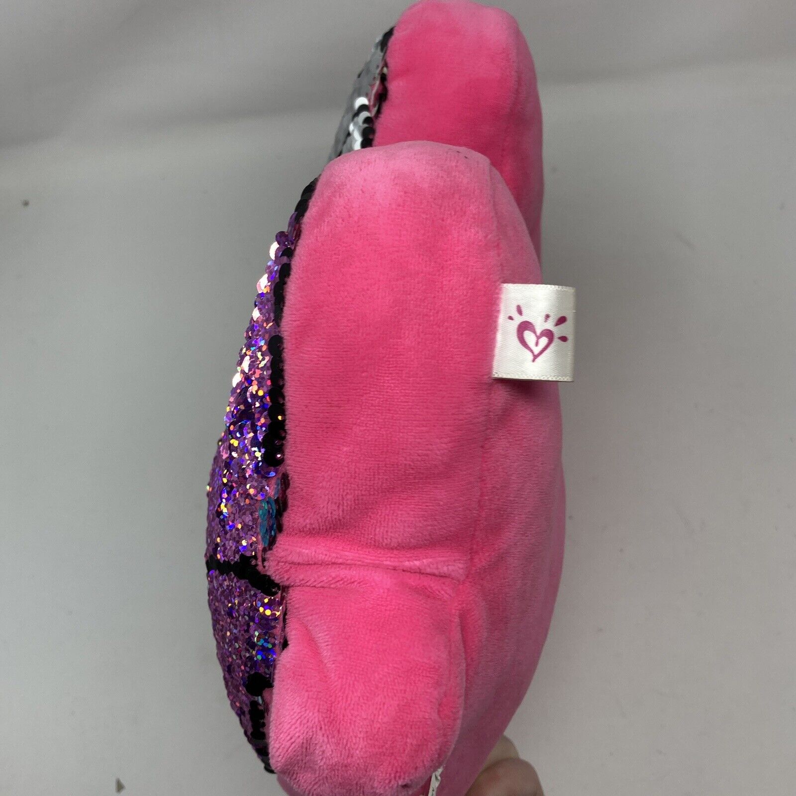 Justice Unicorn Flip Sequin Throw Pillow Reversible Pink & Teal Girls Room Decor - Fresh Stock Dated February 2026